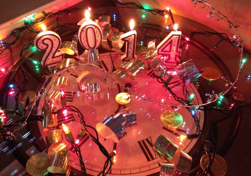 Clock with Candles