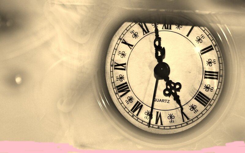 Clock with Roman Numerals