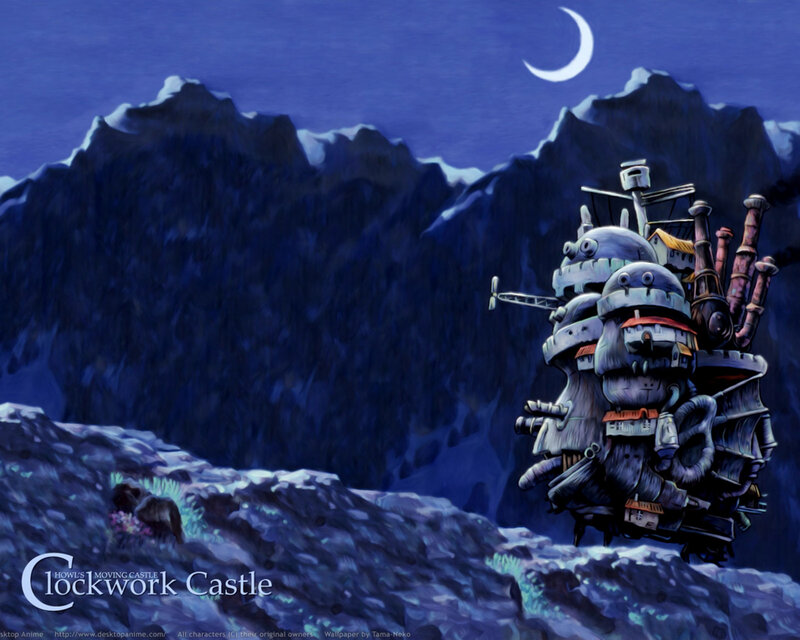 Clockwork Castle at night
