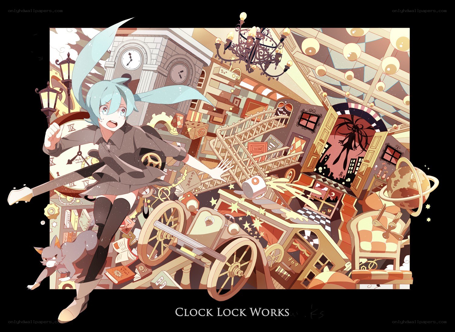 Clockwork chaos scene