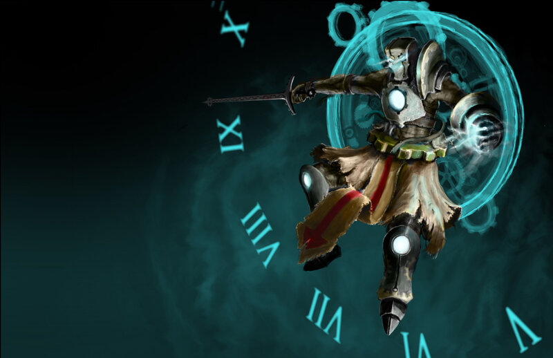 clockwork warrior in motion