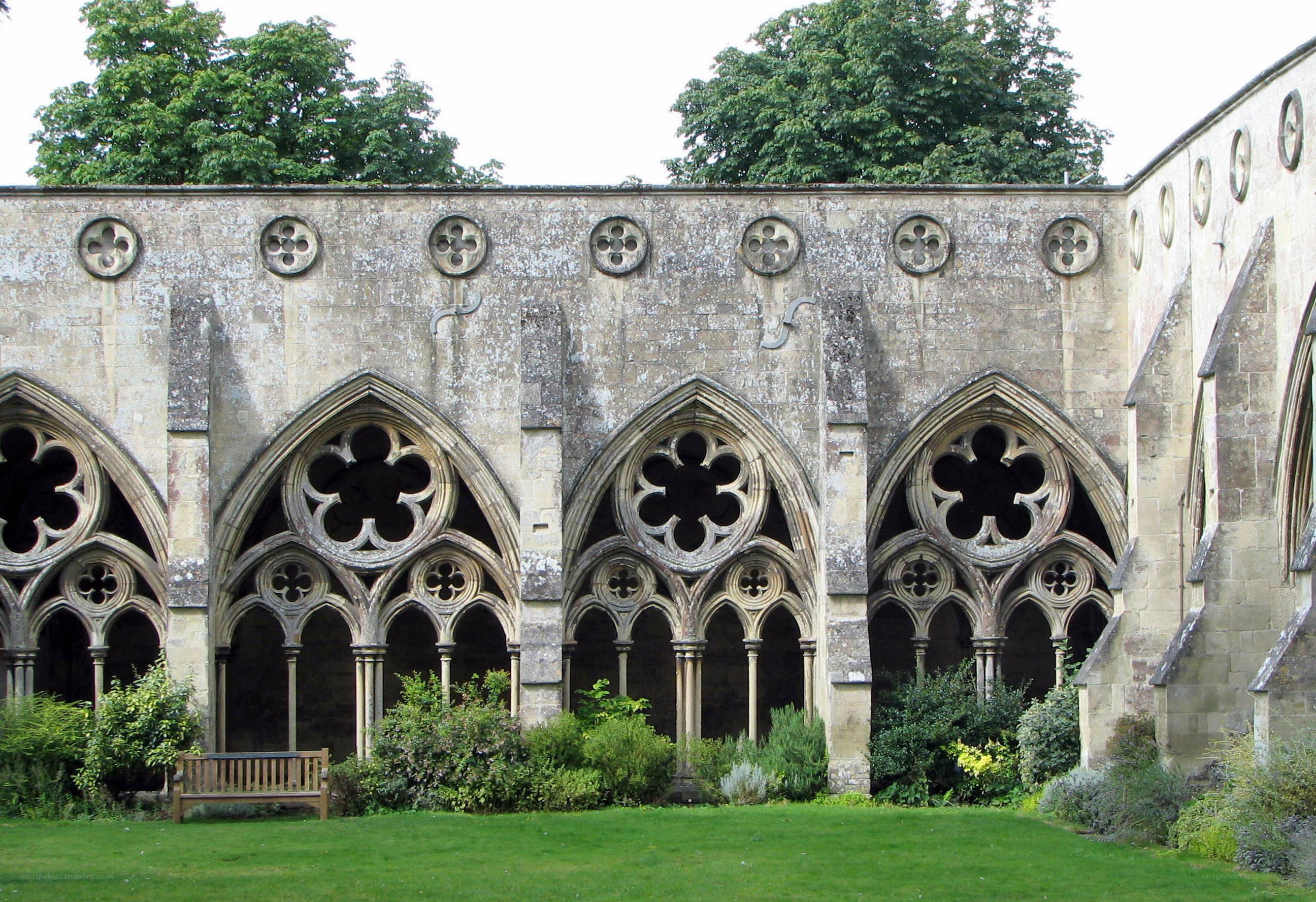 Cloister with Gothic arches