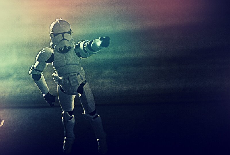 Clone trooper action figure