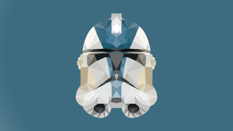 Clone Trooper Helmet — Blue