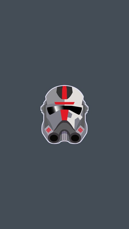 Clone Trooper Helmet — Gray, Neutral