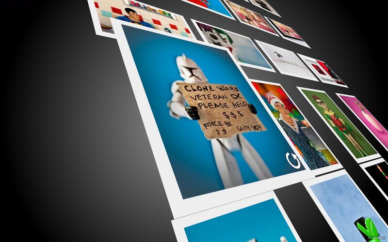 Clone Trooper Holding Sign