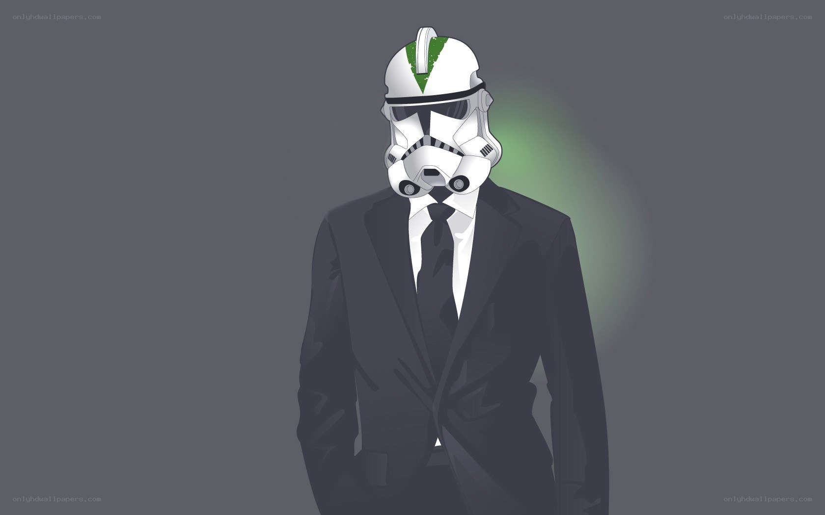 clone trooper in a suit