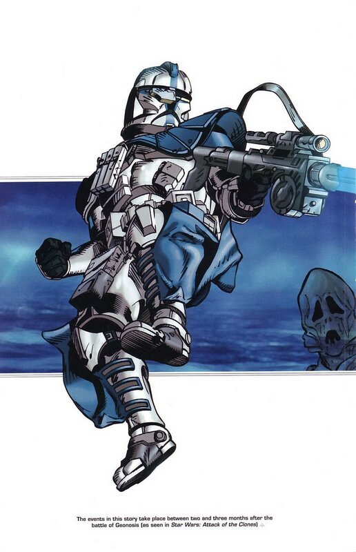 Clone Trooper in Action — Blue