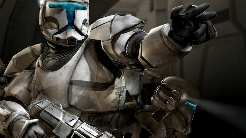 Clone Trooper in combat