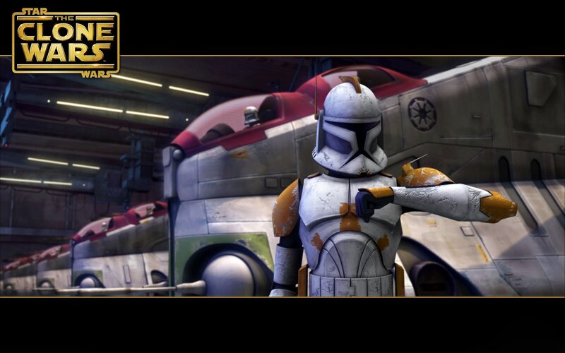 Clone Trooper in Hangar