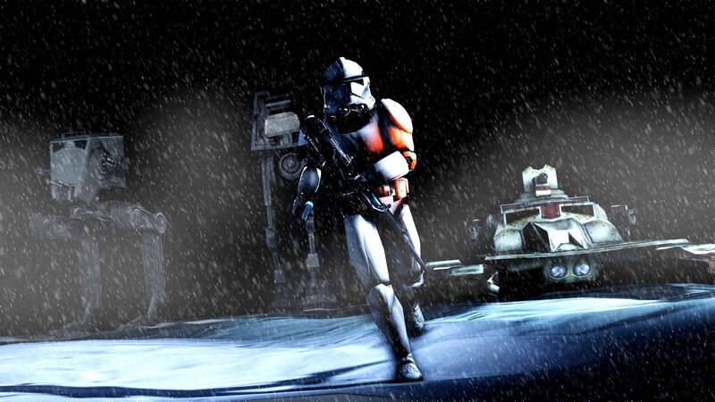 Clone Trooper in Snow