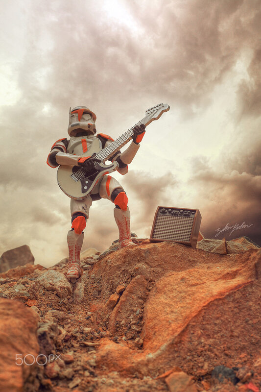 Clone Trooper Playing Guitar