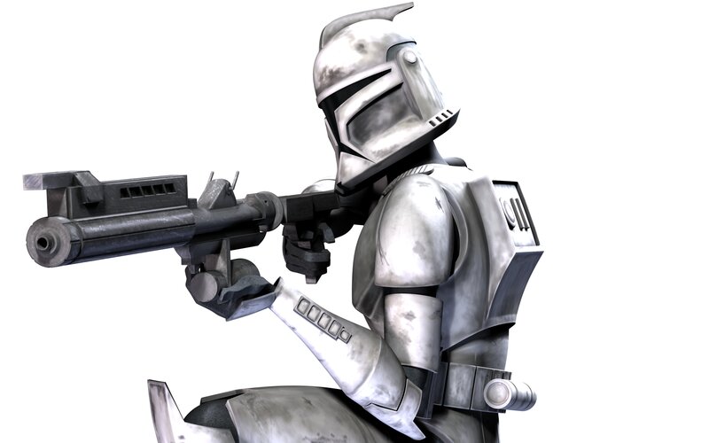 Clone Trooper Soldier — Gray