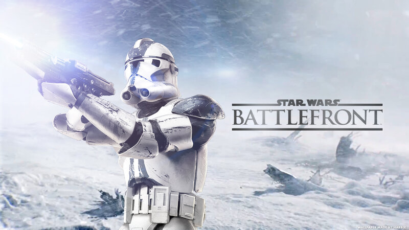 Clone Trooper Soldier — White, Dramatic, Winter