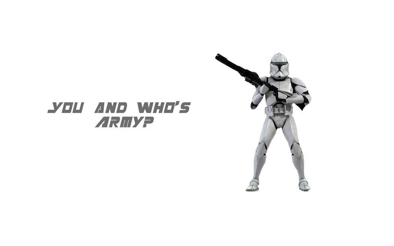 Clone Trooper Soldier — White, Serious