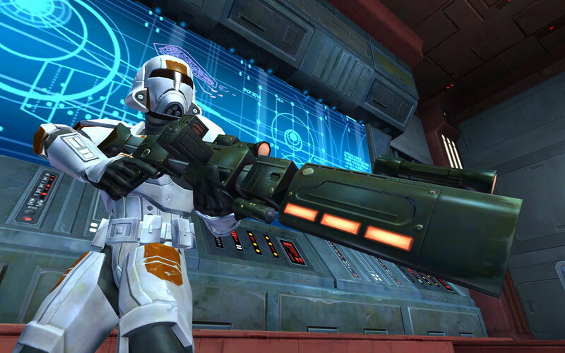 Clone Trooper with Blaster — White