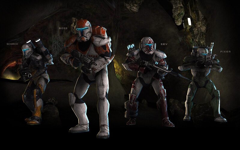 Clone Troopers in a Cave