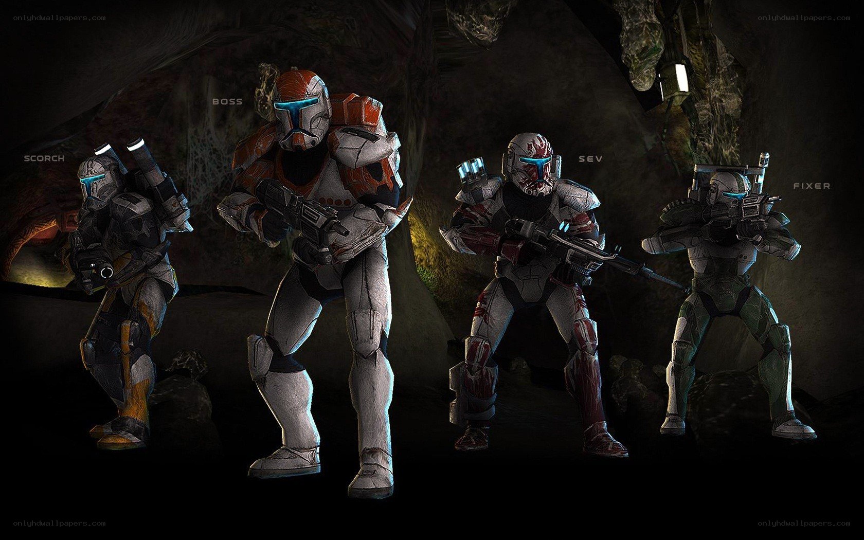 Clone Troopers in a Cave