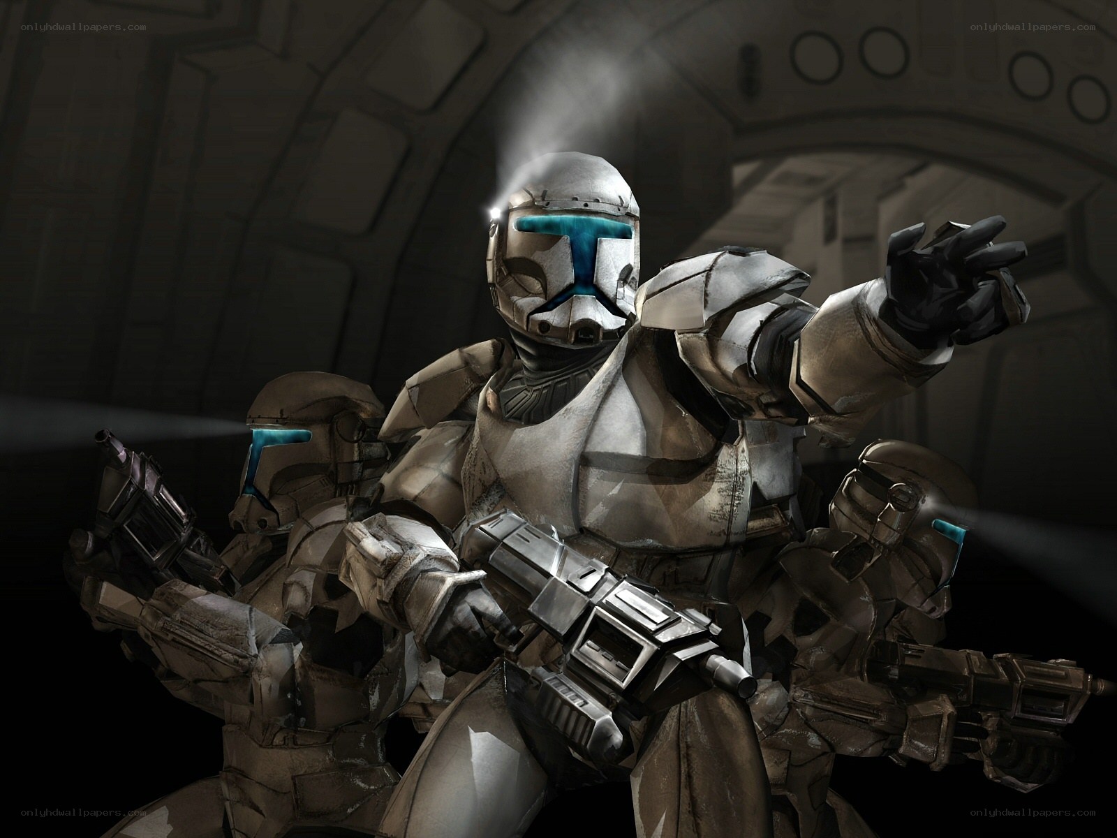 Clone troopers in action