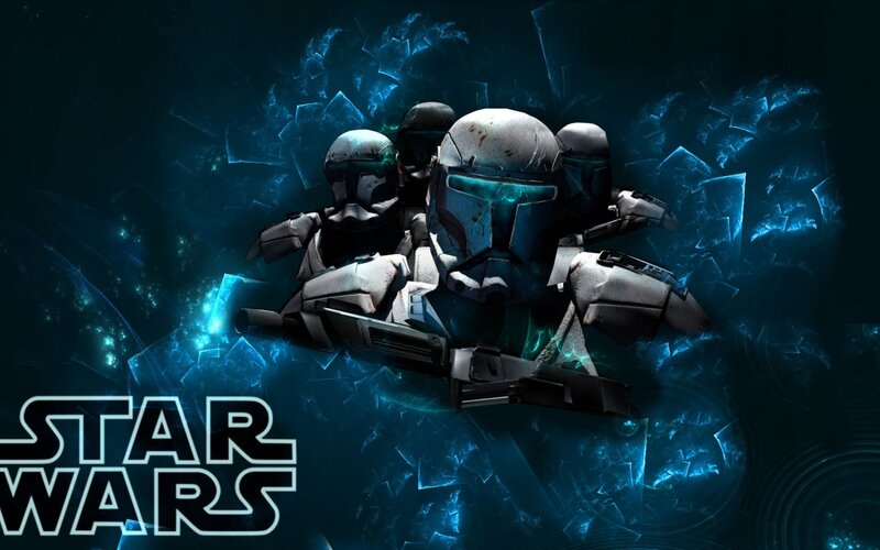 Clone Troopers in Armor — Blue
