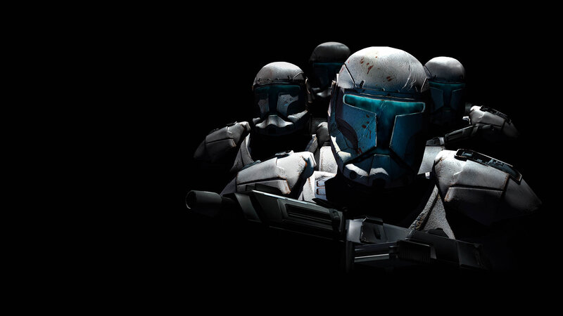 Clone troopers in battle gear