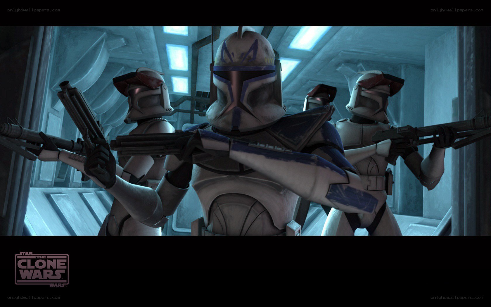 Clone troopers in formation