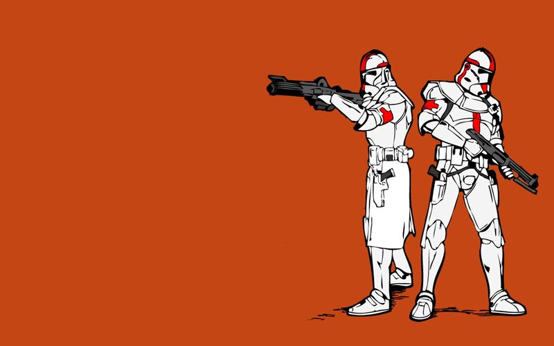 Clone Troopers with Blasters