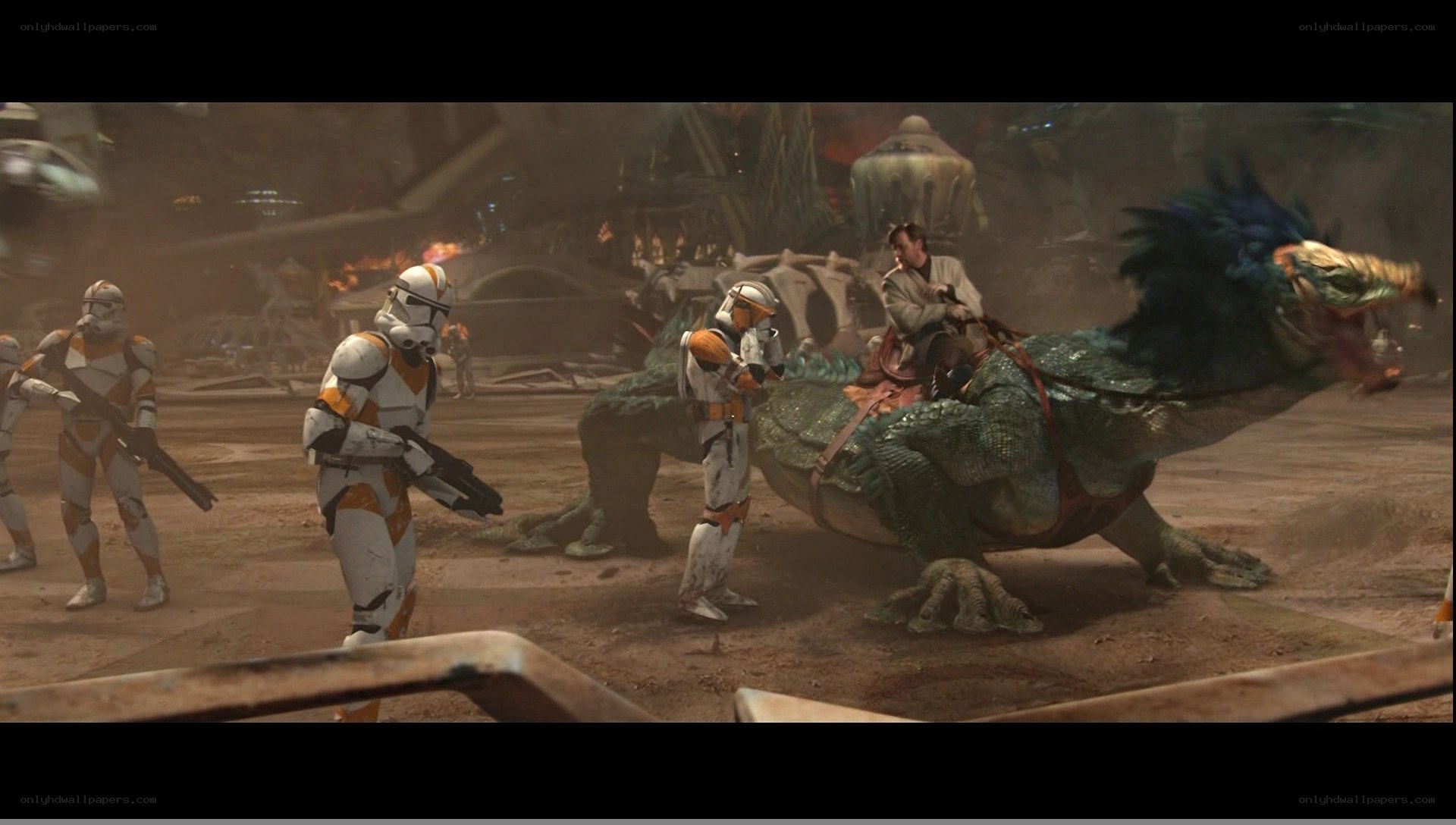 Clone troopers with creature