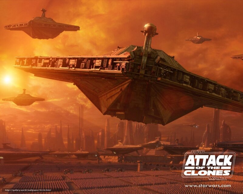 Clone Wars battle scene