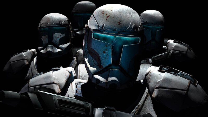 Clonetroopers in Armor — Black, Dramatic