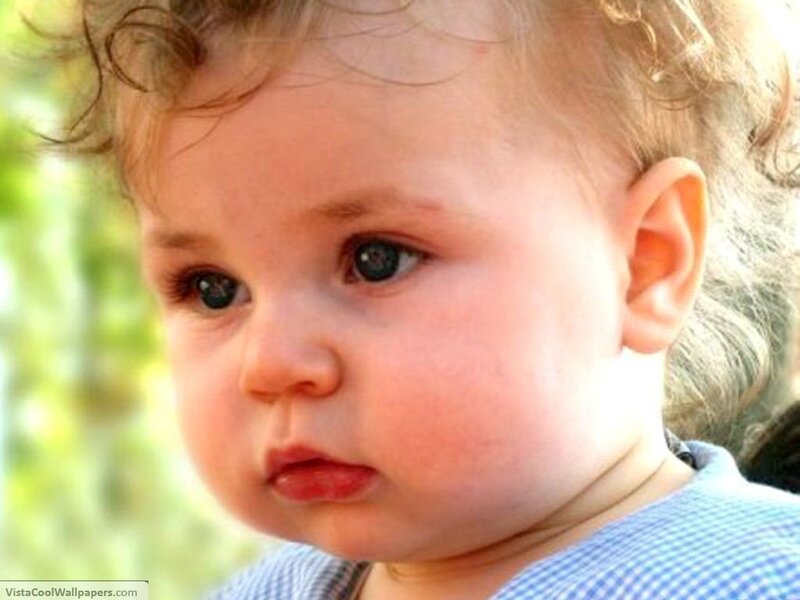 close-up of a baby
