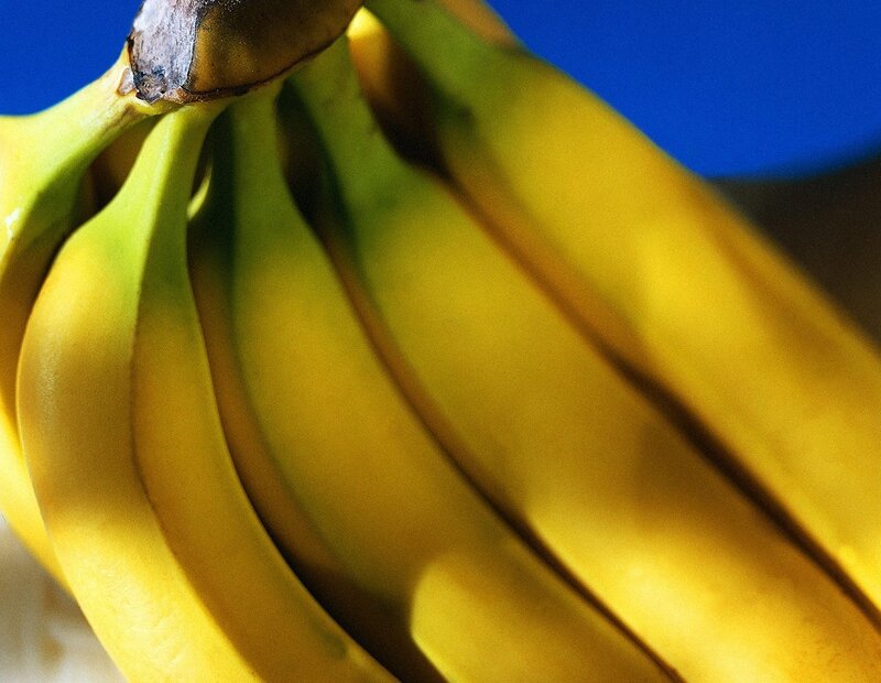 Close-up of a banana bunch