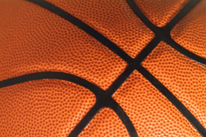 Close-up of a basketball