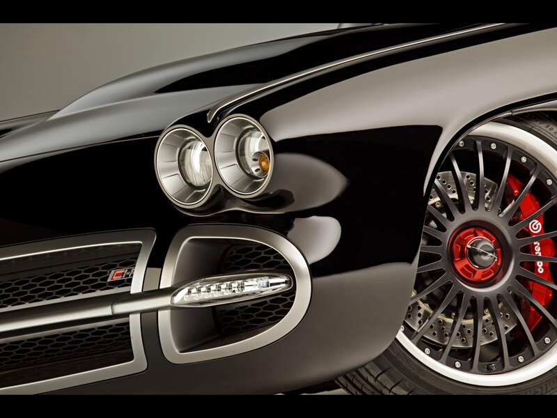 Close-up of a black car