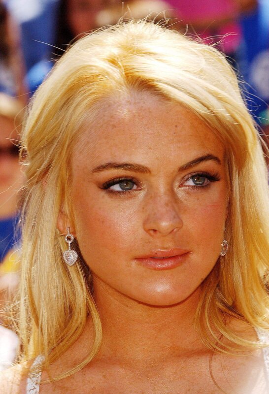 close-up of a blonde woman