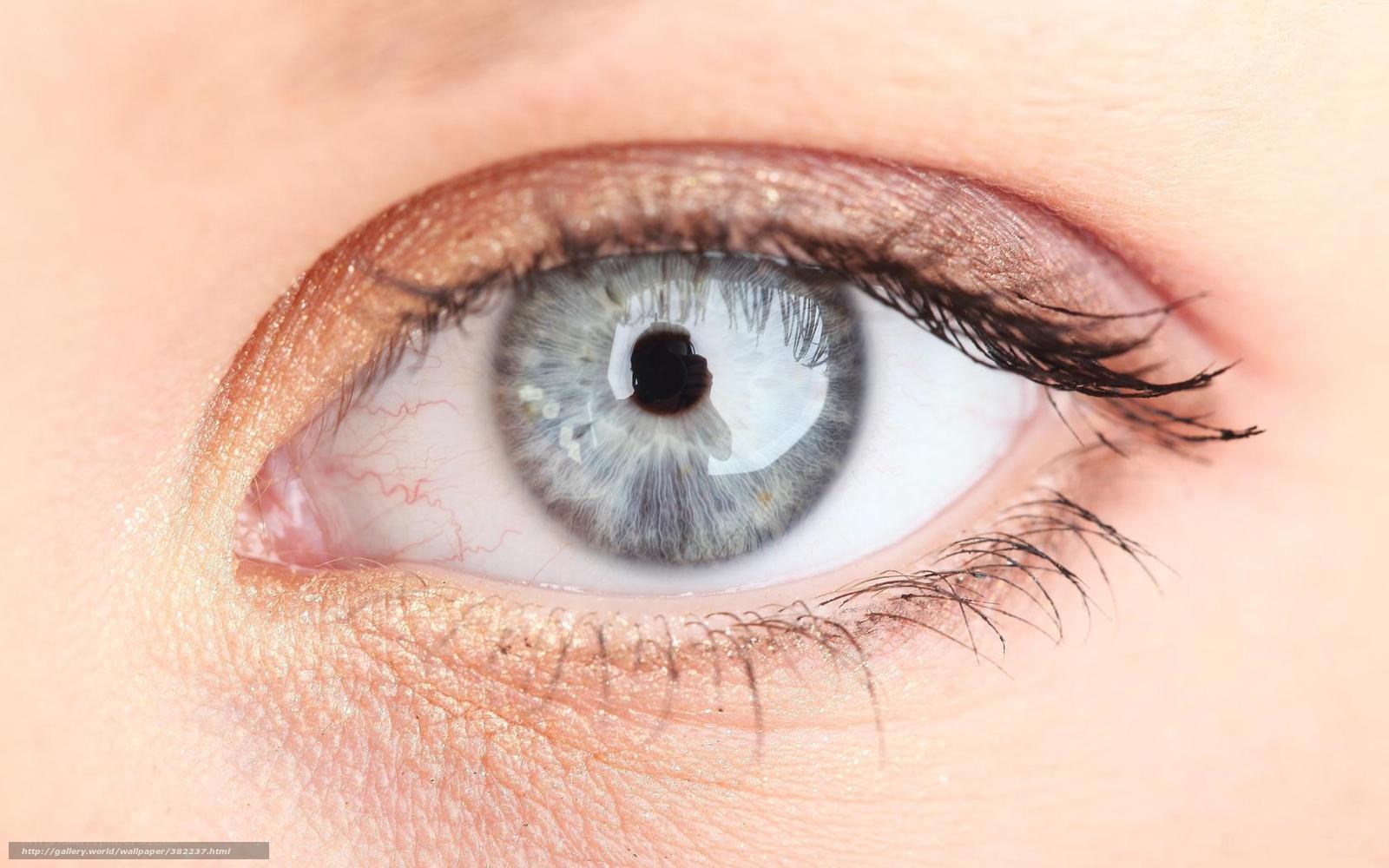 close-up of a blue eye