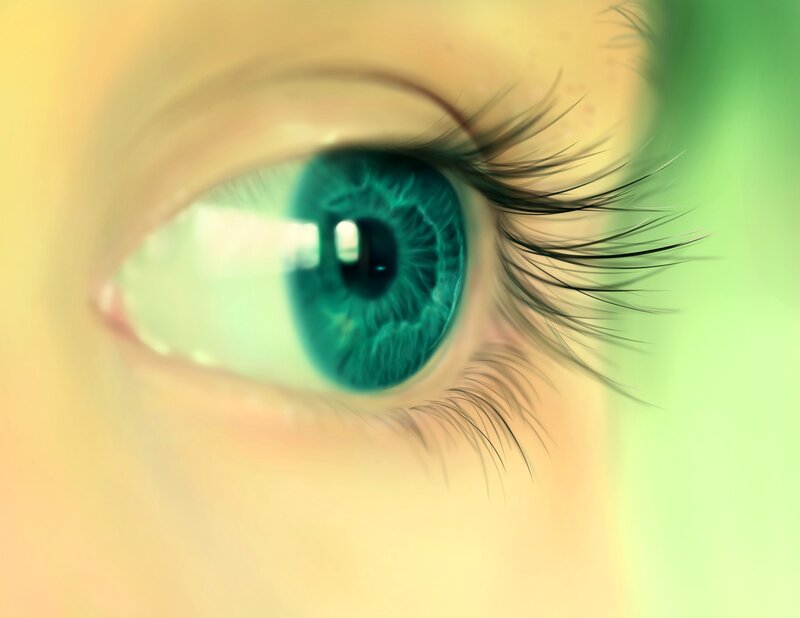 Close-up of a blue eye