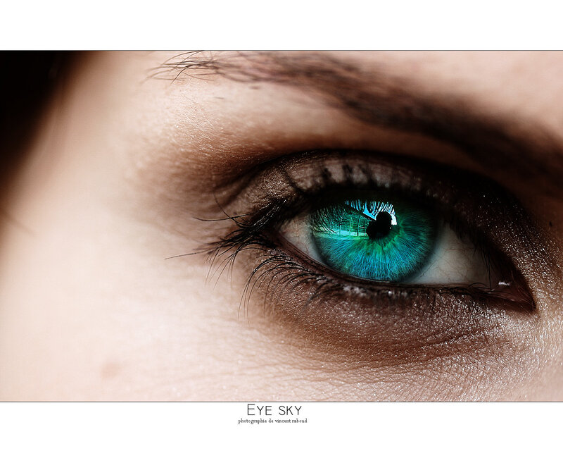 Close-up of a blue eye