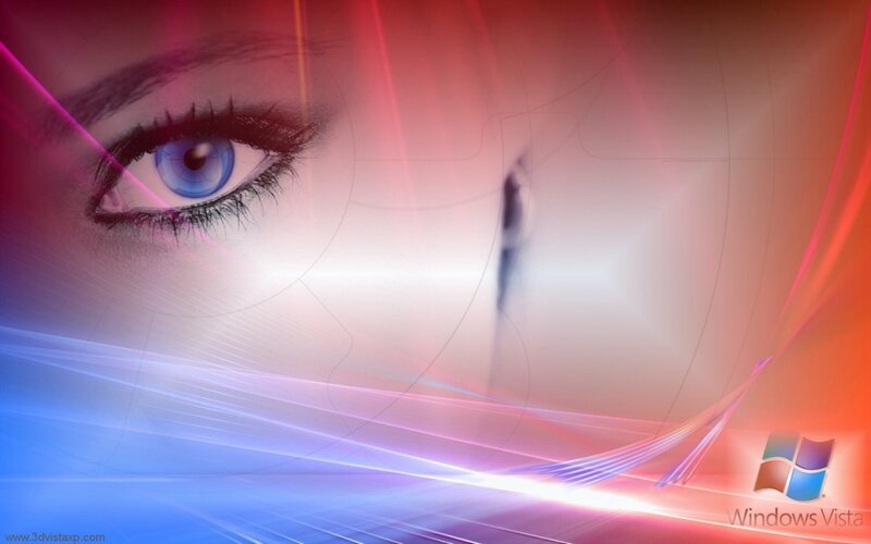 Close-up of a Blue Eye — Dramatic, Digital Art, Light Streaks
