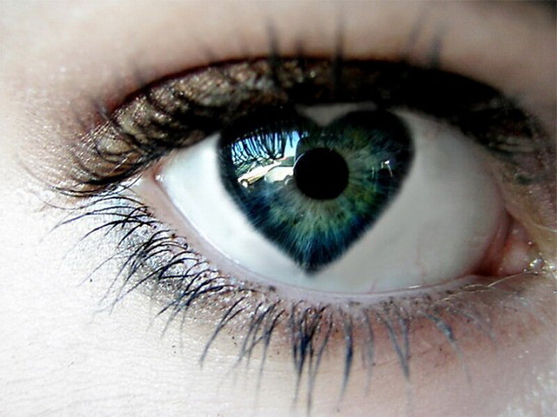 Close-up of a Blue Eye — Dramatic, Photograph