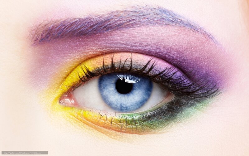Close-up of a Blue Eye — Vibrant