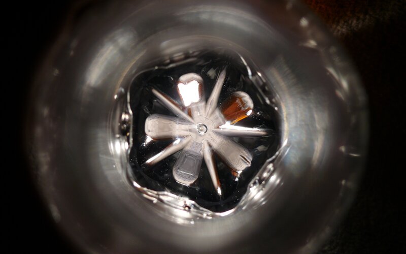 Close-up of a bottle cap