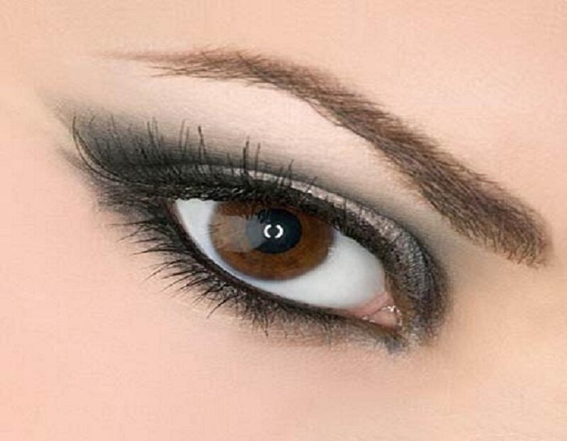 Close-up of a Brown Eye — Dramatic