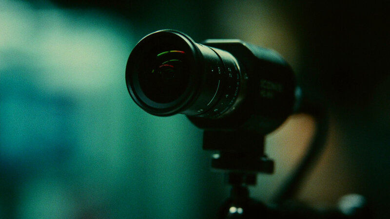 close-up of a camera lens