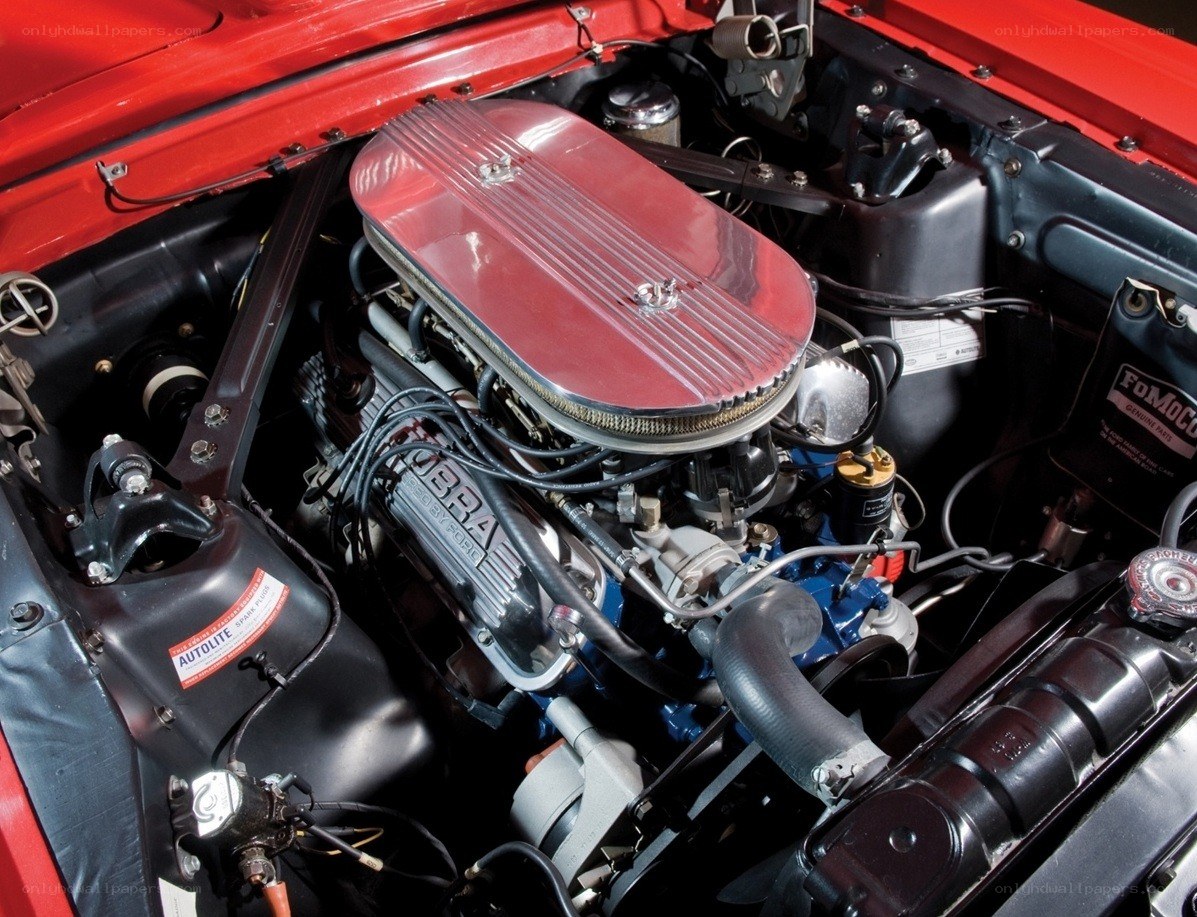 close-up of a car engine