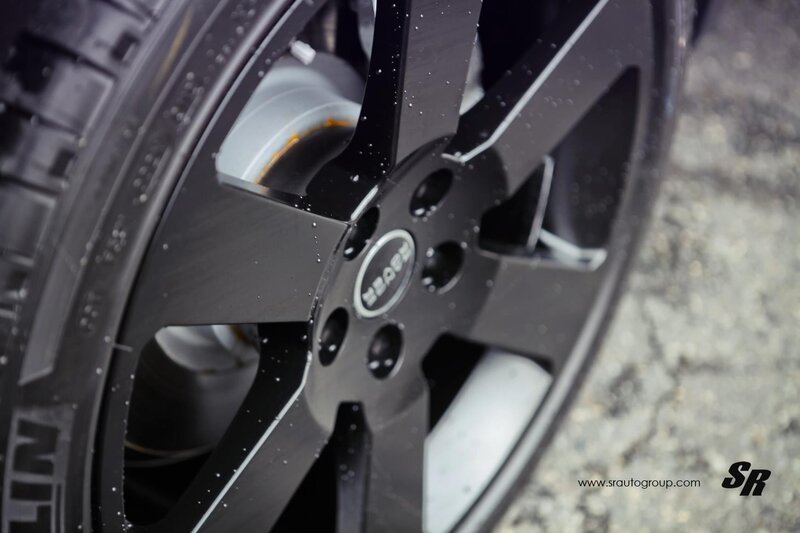 close-up of a car wheel