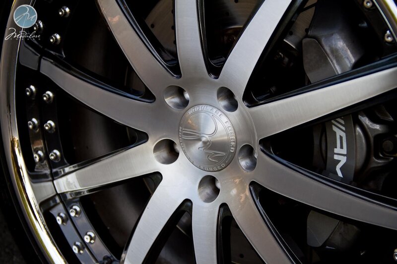 close-up of a car wheel