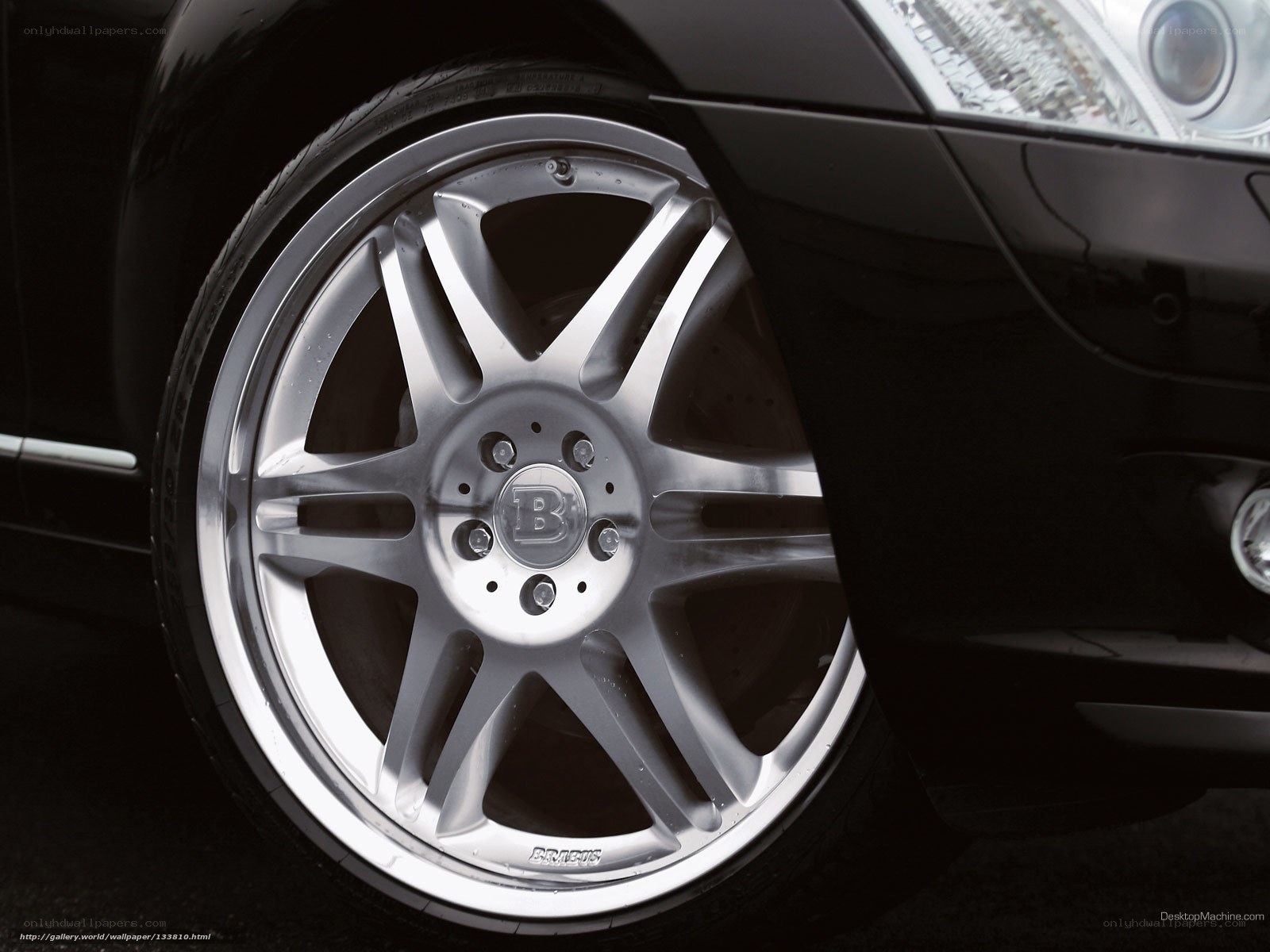 close-up of a car wheel