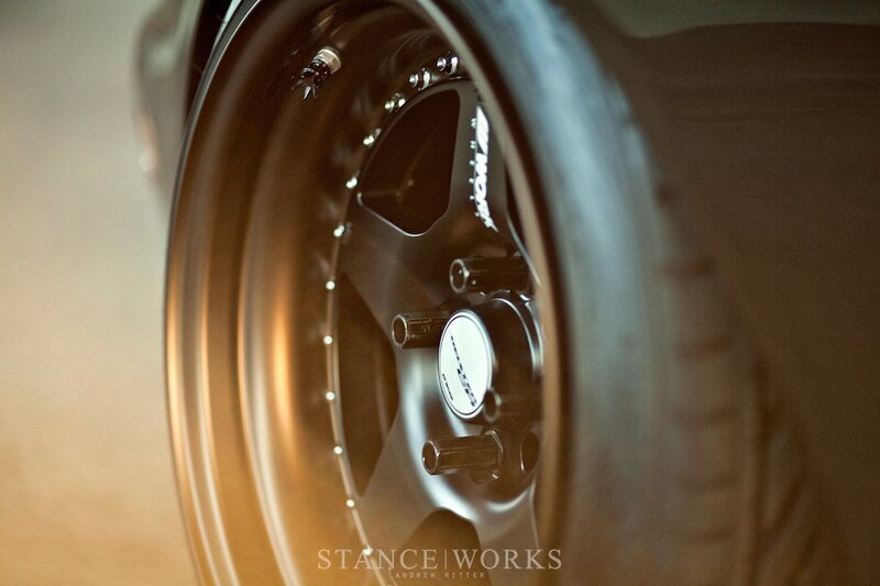 close-up of a car wheel