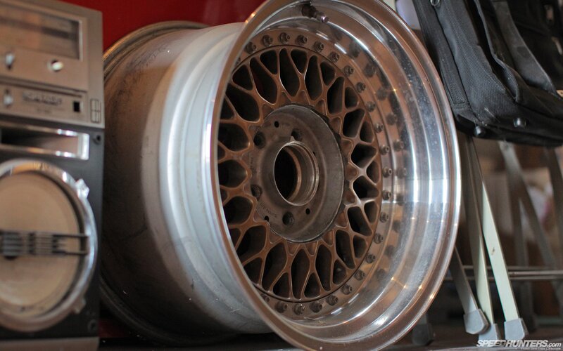 close-up of a car wheel